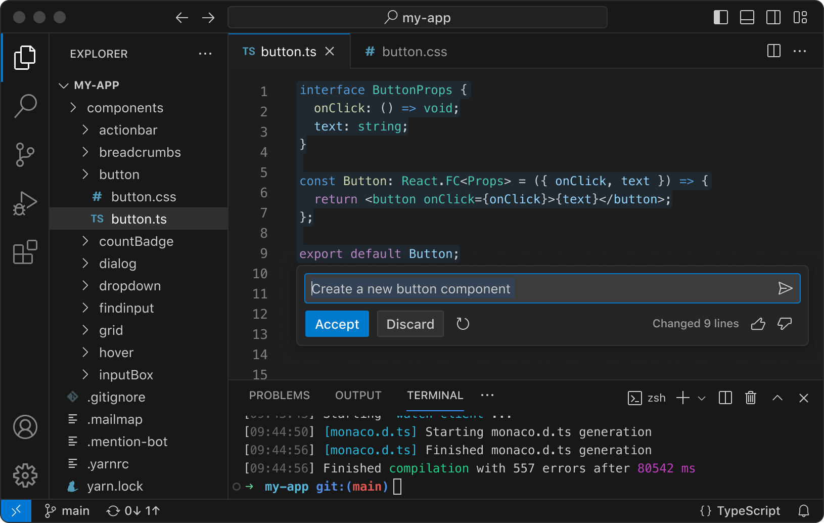 home page vs code